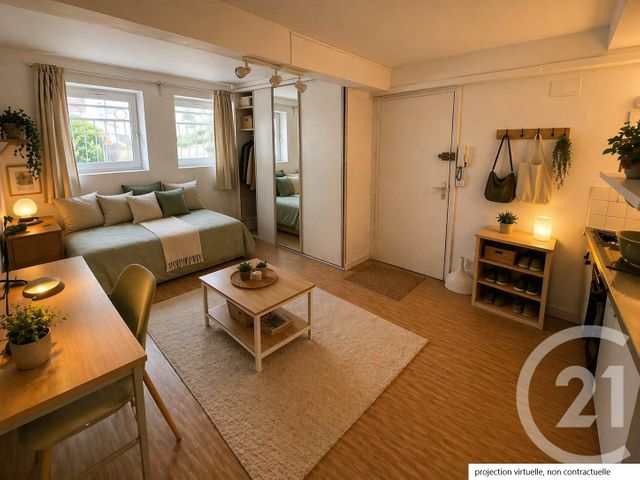 Appartement Studio à vendre - 1 pièce - 19.42 m2 - TOULOUSE - 31 - MIDI-PYRENEES - Century 21 Fly Immo